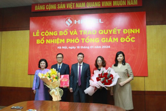 HANEL CÔNG BỐ VÀ TRAO QUYẾT ĐỊNH BỔ NHIỆM PHÓ TỔNG GIÁM ĐỐC